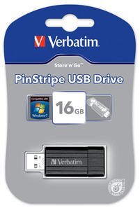 Pendrive (Pamięć USB) VERBATIM (16 GB /USB 2.0 /Czarny )