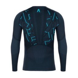 Bluza termoaktywna męska Alpinus Gausdal grafitowo-niebieska r. S