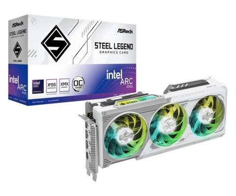 Karta graficzna ASROCK B580 STEEL LEGEND OC 12GB GDDR6 (B580 SL 12GO)
