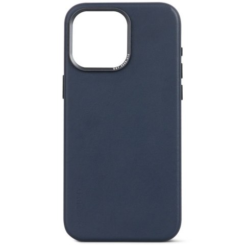 Decoded - skórzana obudowa ochronna do iPhone 15 Pro kompatybilna z MagSafe (ture navy)