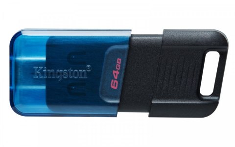Pendrive KINGSTON DT80M/64GB (64 GB /Czarno-niebieski )
