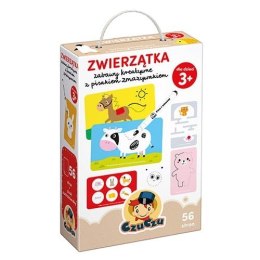 Zwierzątka Zabawy kreatywne z pisakiem zmazywakiem