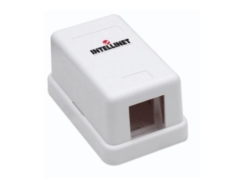 Obudowa natynkowa na 1 moduł Keystone RJ45 lub RJ11/12