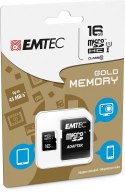 Karta pamięci EMTEC microSDHC 16 GB Adapter