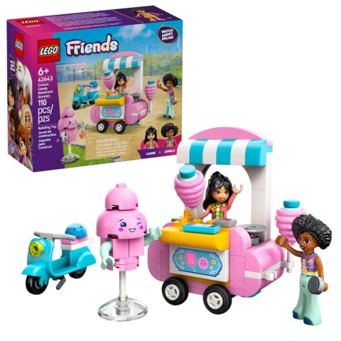 LEGO 42643 FRIENDS - Stoisko z watą cukrową i skuter