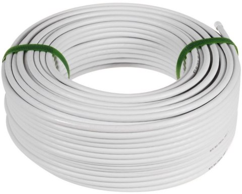 Kabel przewód koncentryczny satelitarny 1.0CCS RG6 100M MCTV-572