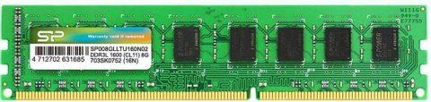 Pamięć SILICON POWER (DIMM/DDR3L/8 GB/1600MHz/1.35V/11CL/SINGLE)