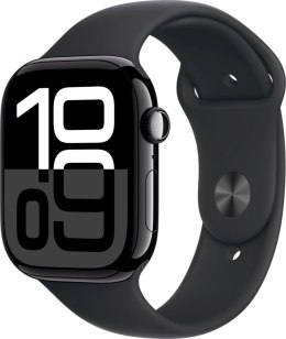 Watch 10 GPS 42mm Jet Black Alu M/L Czarny APPLE Czarny