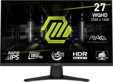 Monitor MSI 274QF (27" /Rapid IPS /180Hz /2560 x 1440 /Czarny)