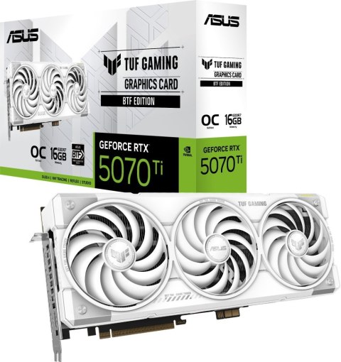 Karta graficzna ASUS TUF-RTX5070TI-O16G-BTF-WHITE