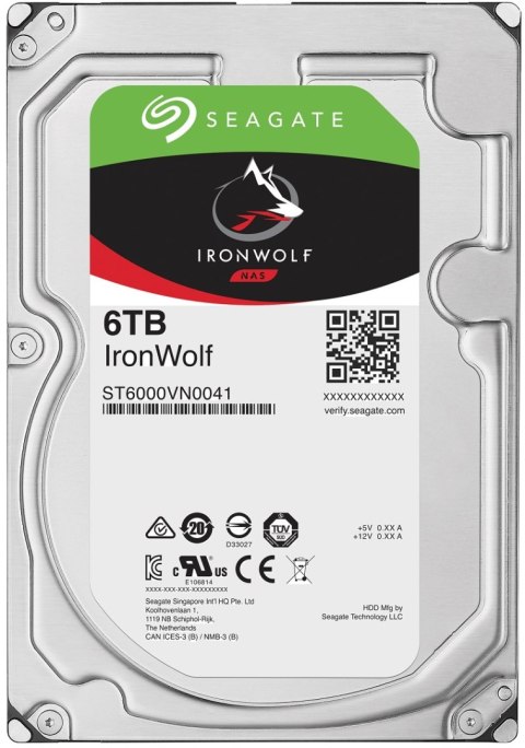 SEAGATE IronWolf 6 TB ST6000VN001 (6 TB /3.5" /5400RPM )