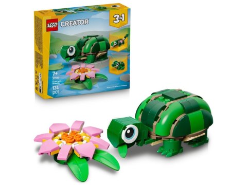 LEGO Creator 3w1 Żółw i kwiat lilii wodnej 31377