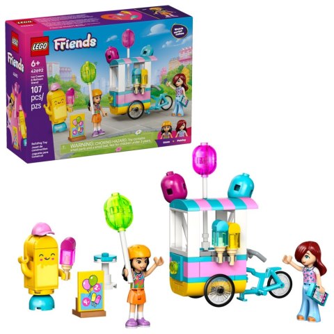 LEGO FRIENDS Stoisko z lodami i balonami 42692