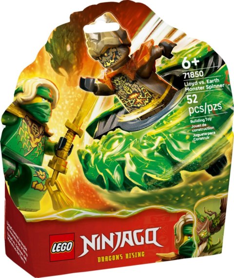 LEGO NINJAGO Lloyd kontra ziemny potwór na spinnerze 71850