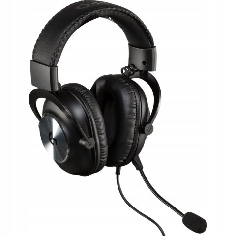 Słuchawki z mikrofonem LOGITECH G Pro X Czarne Czarny