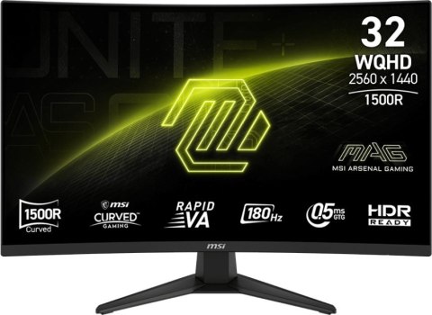 Monitor MSI MAG 321CQF (31.5" /Rapid VA /180Hz /2560 x 1440 /Czarny)