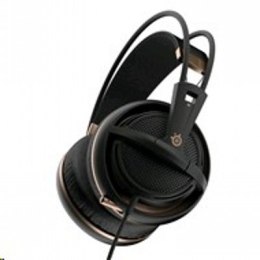 Słuchawki z mikrofonem Na głowę STEELSERIES Siberia 200 Złoty (1.8m /3.5 mm wtyk/Czarno-złoty)