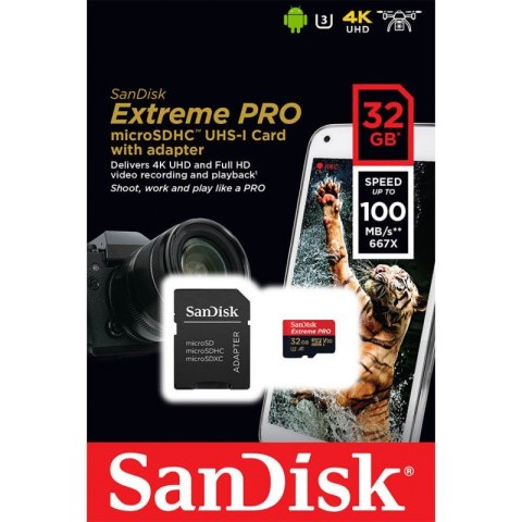 Karta pamięci SANDISK 32 GB Adapter