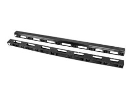 LANBERG vertical cable management panel 37U 2x for 19inch free-standing cabinets FF01 + FF02 black