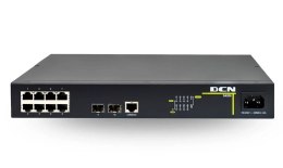 S4200-10P-PL-SI - Managed L2 PoE Access Switch 8x10/100/1000Base-T with PoE+ (70W) RJ45 + 2x1000Base-X SFP, AC Power Supply, 0° 