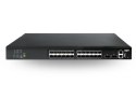 S5750E-26X-SI-R2 - Managed L2 Aggregation Switch 24x 1/10GBase-X SFP+ + 2x 40GBase-X QSFP, Redundant Power Supply 230V AC + 48V 