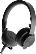 Słuchawki z mikrofonem LOGITECH Zone UC Czarny