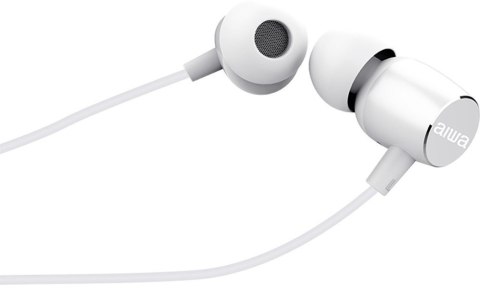 Douszne Douszne AIWA ESTM-20WT (1.2m /3.5 mm wtyk/Biały)
