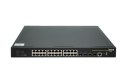 S4600-28P-P-SI-R3.5 - Managed L2 PoE Access Switch 24x10/100/1000Base-T with PoE+ (370W) + 4x1000Base-X SFP, AC Power Supply, 0°