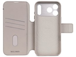 Decoded Leather Detachable Wallet - skórzana obudowa ochronna do iPhone 17 Pro Max kompatybilna z MagSafe (solid clay)