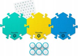 FluentPet - Connect Get Started Expansion Kit - zestaw 6 przycisków z piankowymi matami oraz naklejkami do komunikacji z psem / 