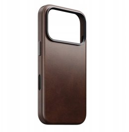 NOMAD Traditional Leather Case - skórzane etui do iPhone 17 Pro kompatybilne z MagSafe, skóra Horween (rustic brown)