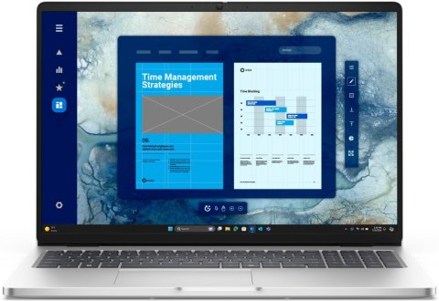 Notebook DELL Pro 16 PC16250 (16"/8GB/SSD512GB/W11P/Srebrno czarny)