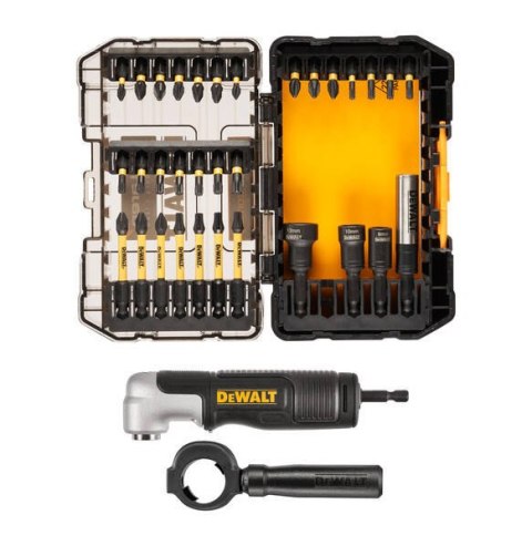DEWALT MCLAREN zestaw bitów z uchwytem kątowym
