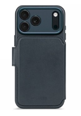 Decoded Leather Detachable Wallet - skórzana obudowa ochronna do iPhone 17 Pro kompatybilna z MagSafe (navy shadow)
