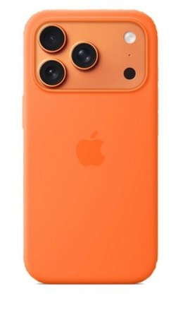 Etui silikonowe z MagSafe do iPhonea 17 Pro - pomarańczowe