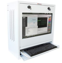 Szafa na Komputer Przemysłowy PC i Monitor LED/LCD 22 biała