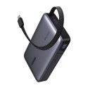 Powerbank UGREEN Powerbank 20000mAh Ugreen PB550 USB + USB-C, 67W, wbudowany kabel, certyfikat CCC (szary) 85166B