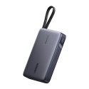 Powerbank UGREEN Powerbank 20000mAh Ugreen PB550 USB + USB-C, 67W, wbudowany kabel, certyfikat CCC (szary) 85166B