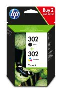 Tusz HP HP 302 Czarny i Kolor X4D37AE