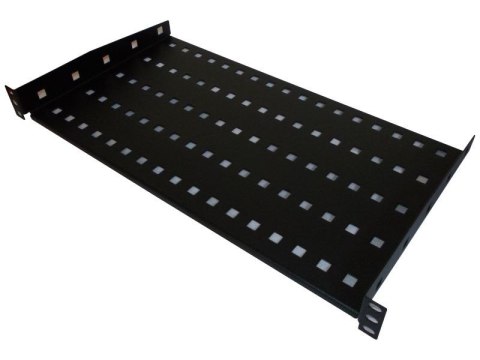Półka stała 19" 1U głęb. 250mm 2 punkty mocowania Czarna