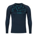 Bluza termoaktywna męska Alpinus Gausdal grafitowo-niebieska r. XXL