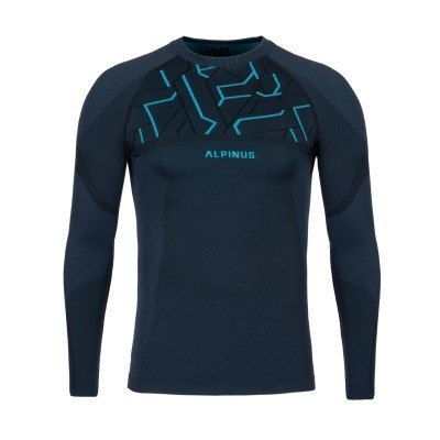 Bluza termoaktywna męska Alpinus Gausdal grafitowo-niebieska r. XXL