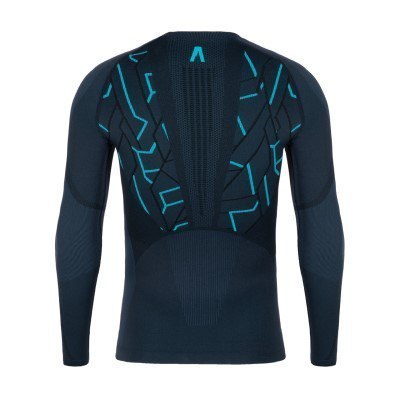 Bluza termoaktywna męska Alpinus Gausdal grafitowo-niebieska r. XXL