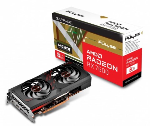 Karta graficzna SAPPHIRE Radeon RX 7600 Gaming OC 8G GDDR6