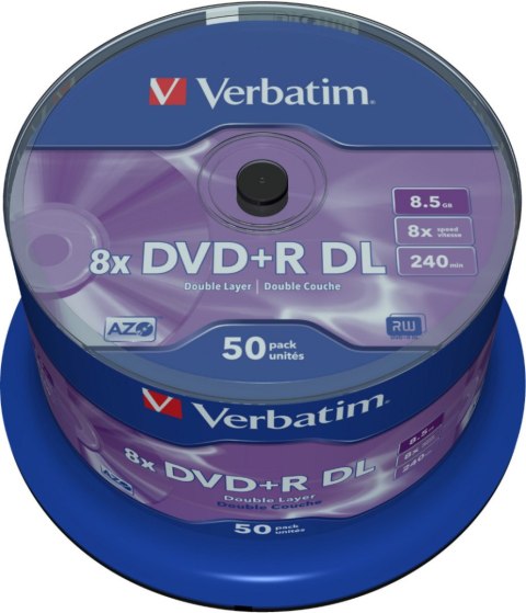 VERBATIM 8.5 GB 8x Cake 50 szt.
