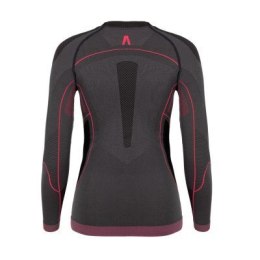 Bluza termoaktywna damska Alpinus Mora grafitowo-różowa r. S