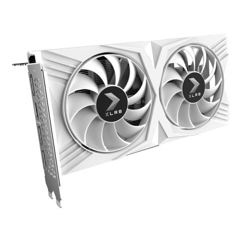 Karta graficzna PNY GeForce RTX 4060 8 GB XLR8 Gaming OC DUAL FAN White Edition VCG40608DFWXPB1-O