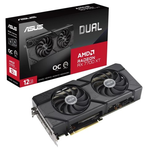 Karta graficzna ASUS Radeon RX 7700 XT DUAL OC 12 GB DUAL-RX7700XT-O12G