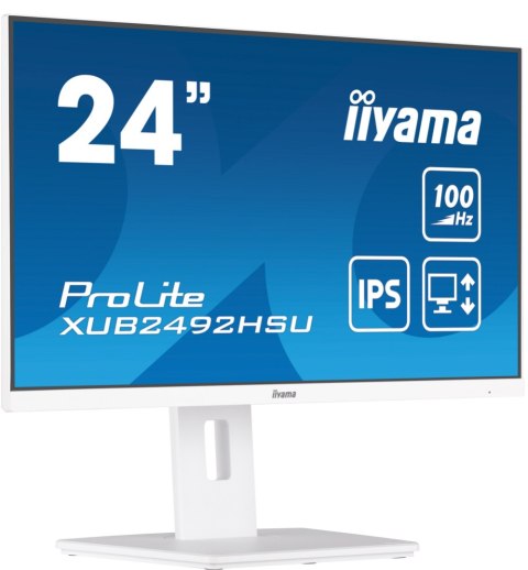 Monitor IIYAMA XUB2492HSU-W6 (24" /IPS /100Hz /1920 x 1080 /Czarny)