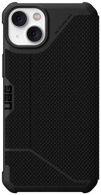 UAG Metropolis - obudowa ochronna z klapką do iPhone 14 Plus (kevlar-black)